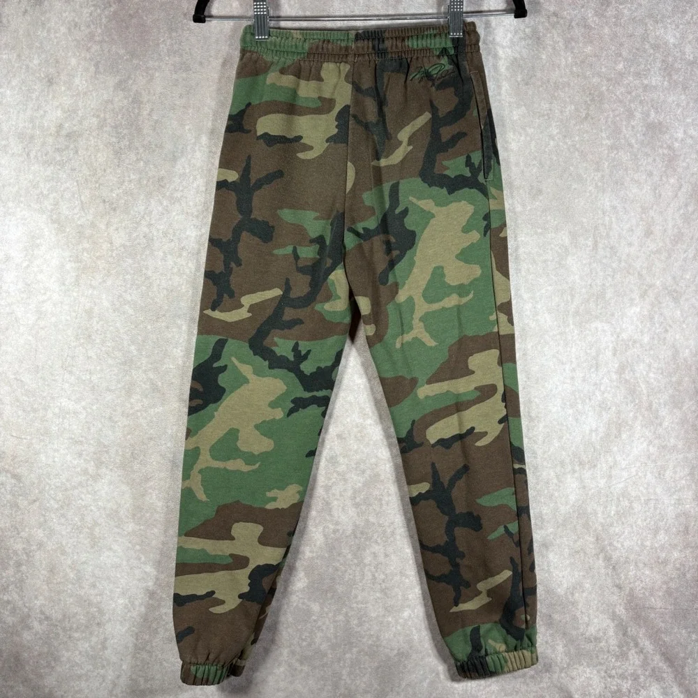 Jordan Essentials Camo Fleece Hoodie Jogger Set Boys M Kids Green Brown Jumpman